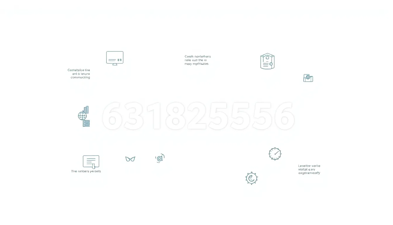 Infographic showcasing the significance of the number 6318255526.